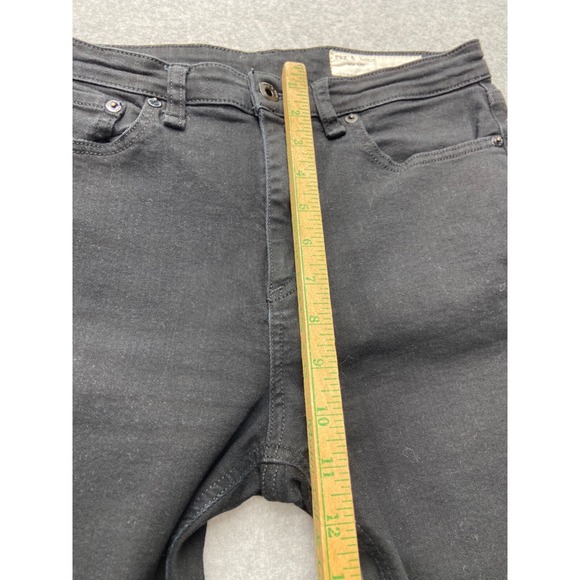 Rag & Bone Womens Jeans 29x25 Nina‎ High Rise Ankle Skinny Black  Stretch Tag 29 - Picture 7 of 15